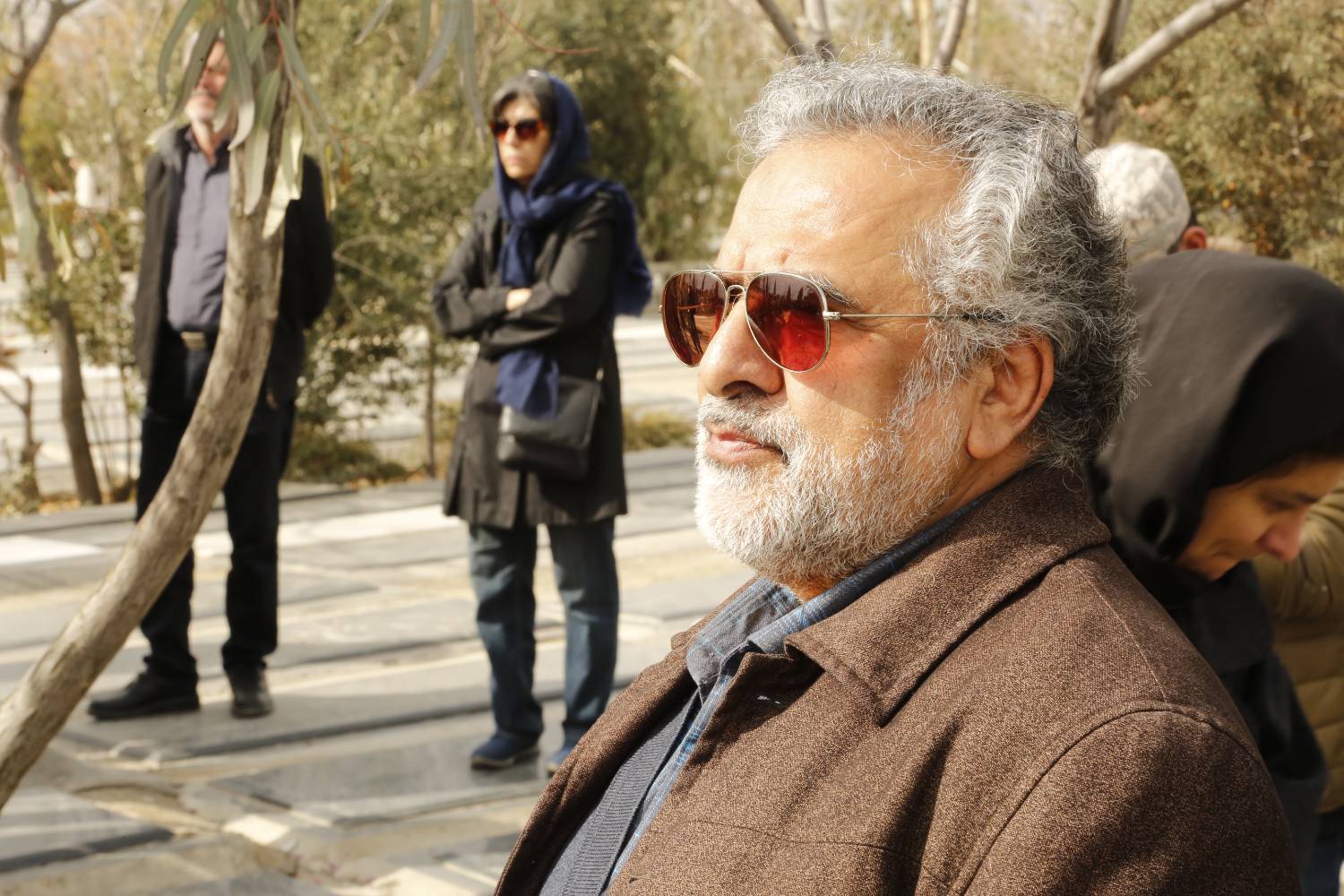 مراسم خاکسپاری زنده یاد «روح انگیز شمس»