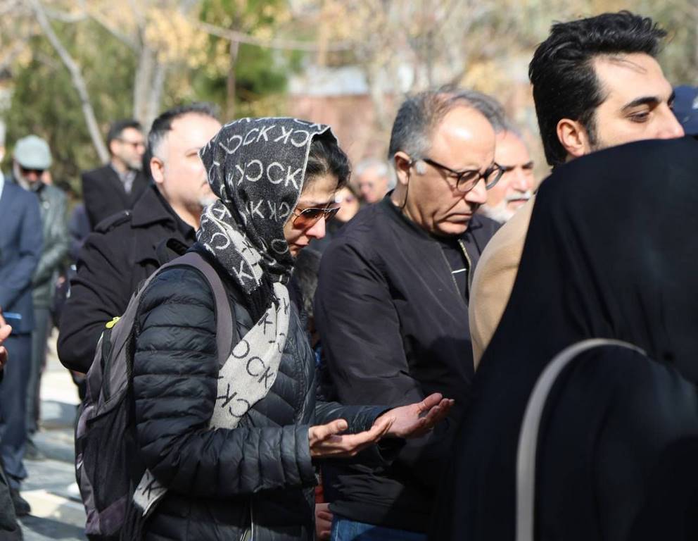 مراسم خاکسپاری زنده یاد «اسفندیار شهیدی»