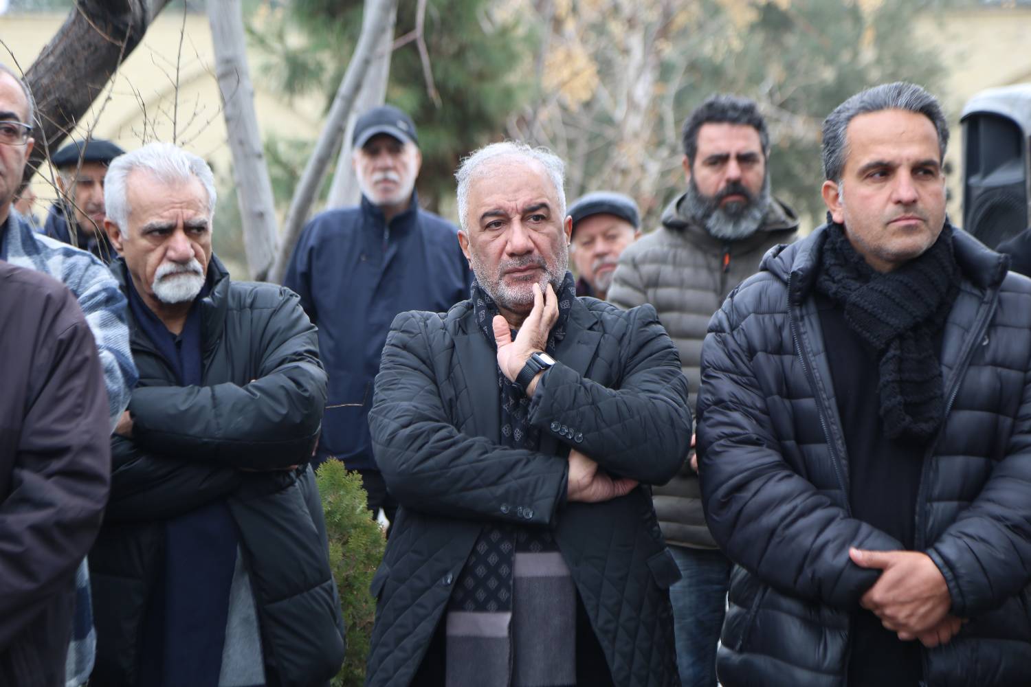 مراسم خاکسپاری زنده یاد «نظام الدین کیایی»